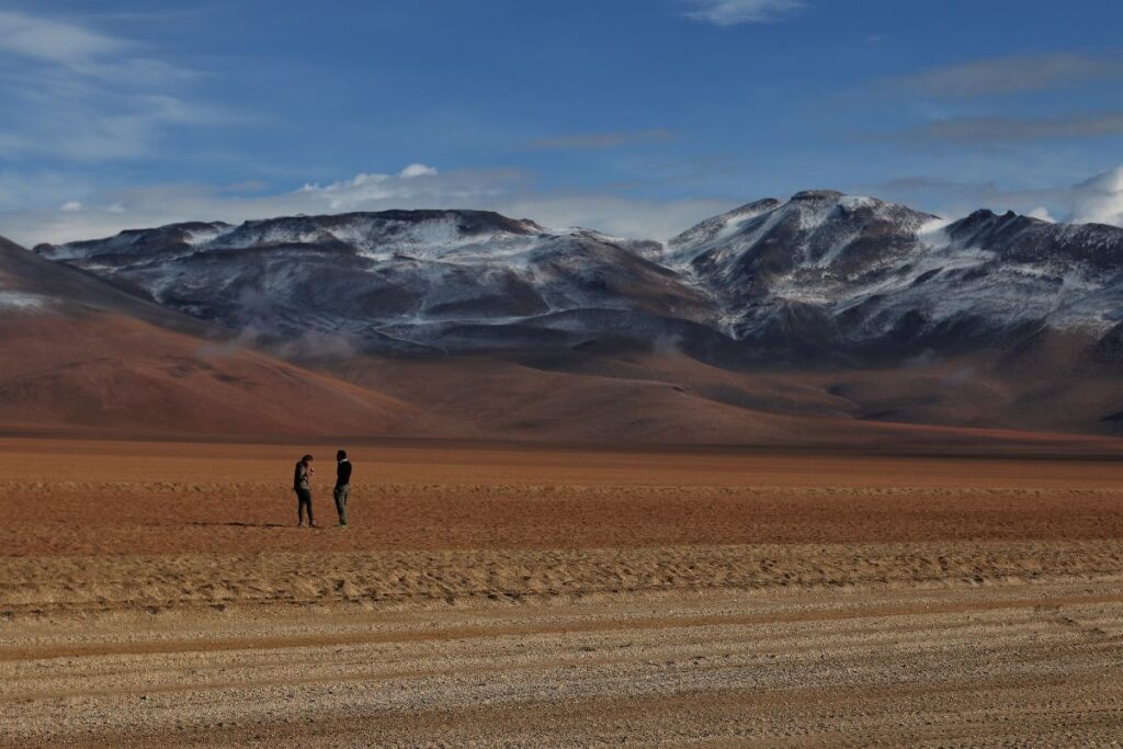 deserto de dali no salar de uyuni, bolivia