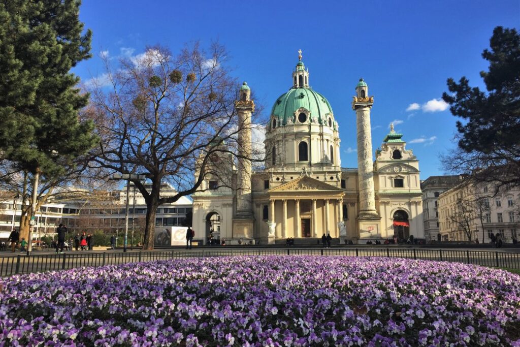 igreja no centro de viena capital da austria