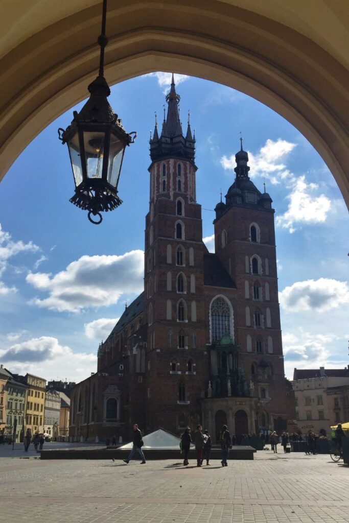centro historico de cracovia na polonia