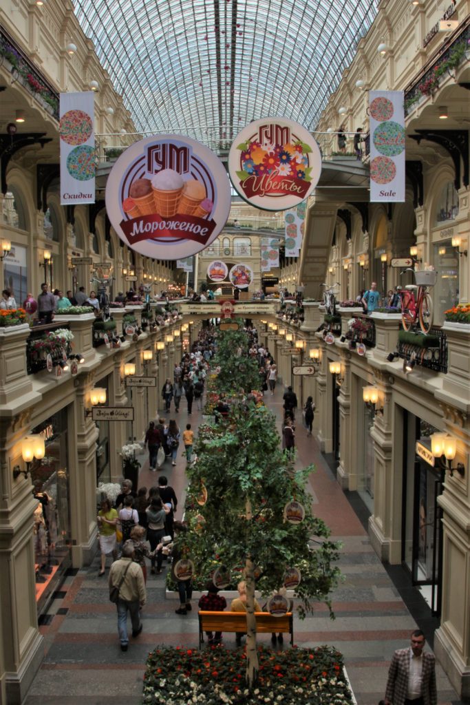 loja de departamento gum em moscou