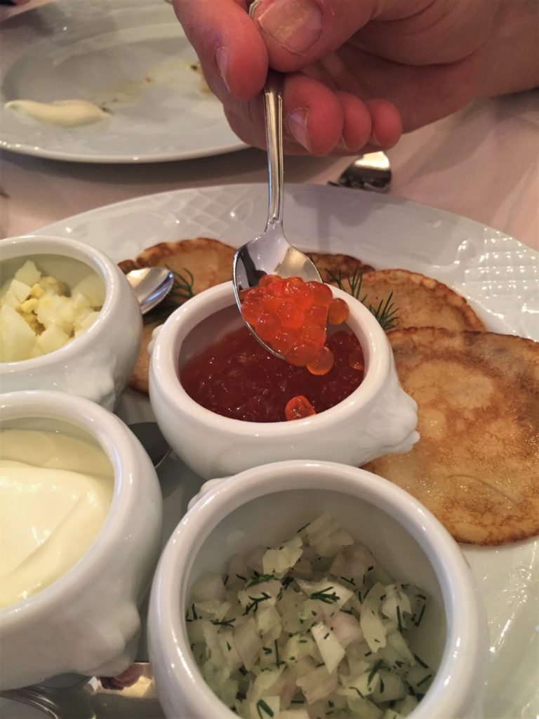 caviar em são petersburgo