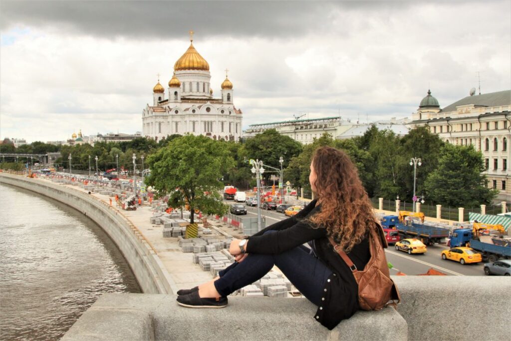 vista panoramica em moscou, na russia