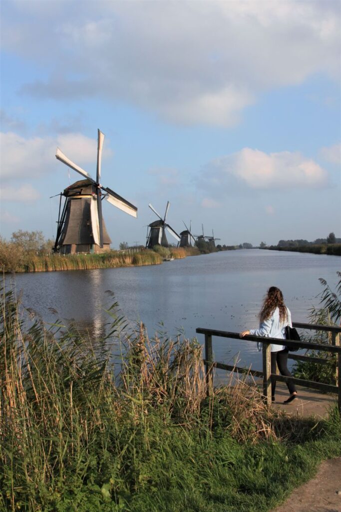 moinhos de Kinderdijk na Holanda