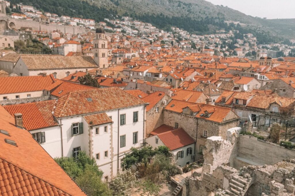 cidade antiga de dubrovnik na croacia