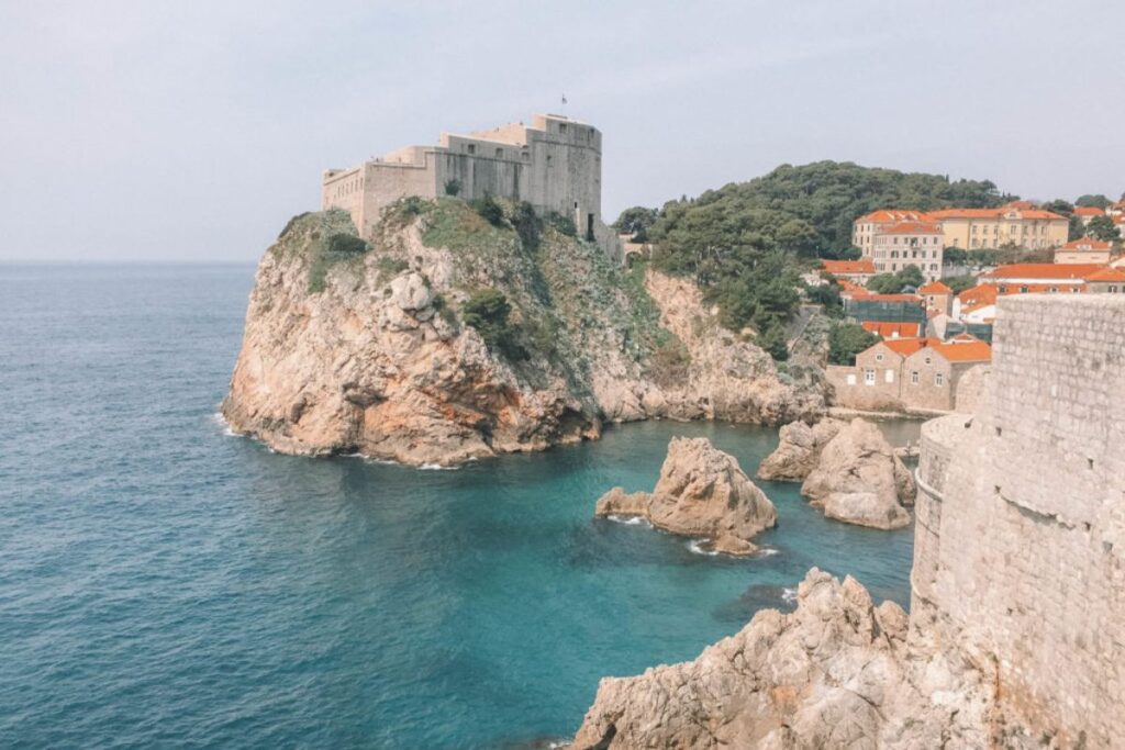 muralha de dubrovnik na croacia