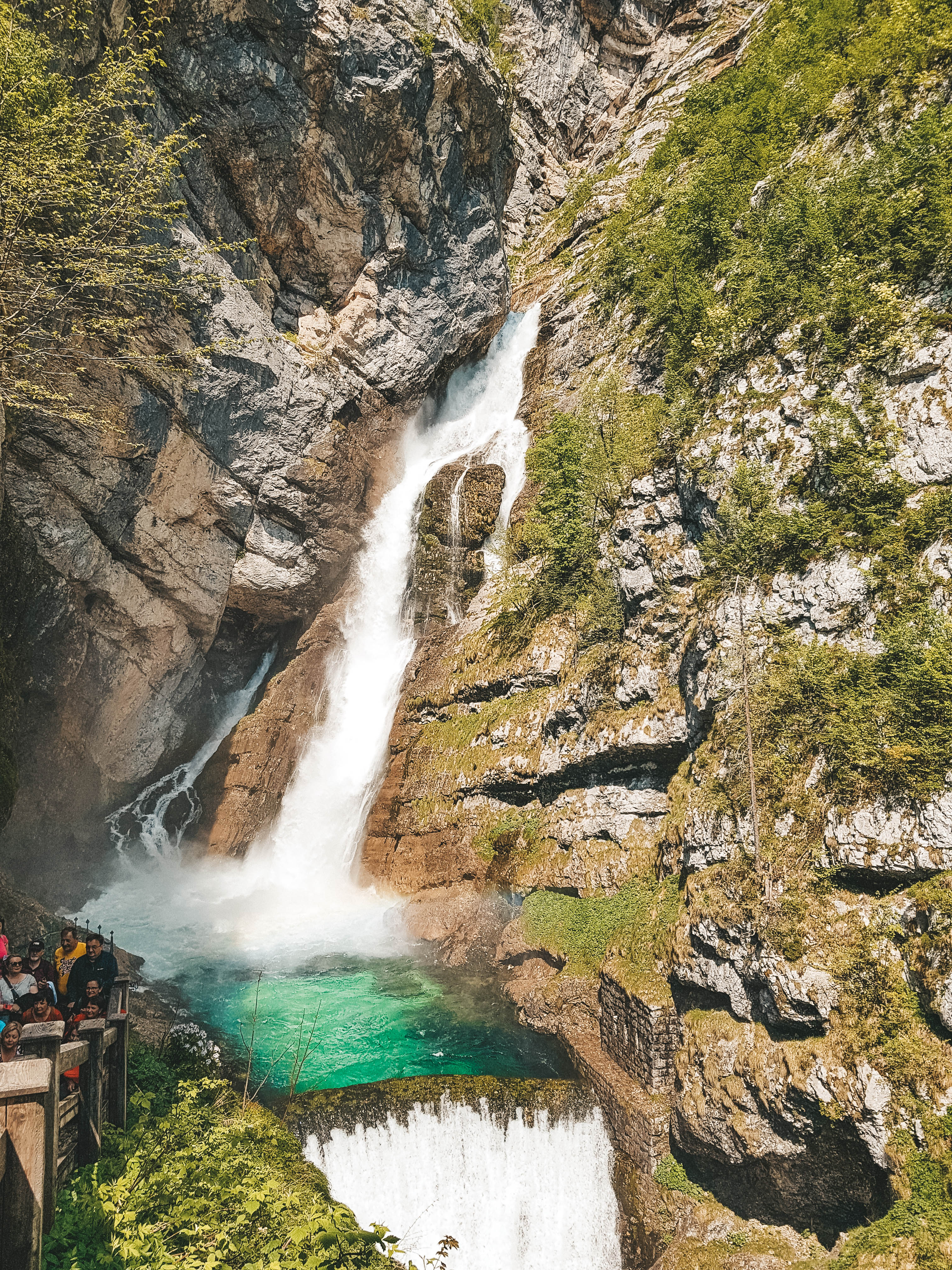 cachoeira savica em bohinj