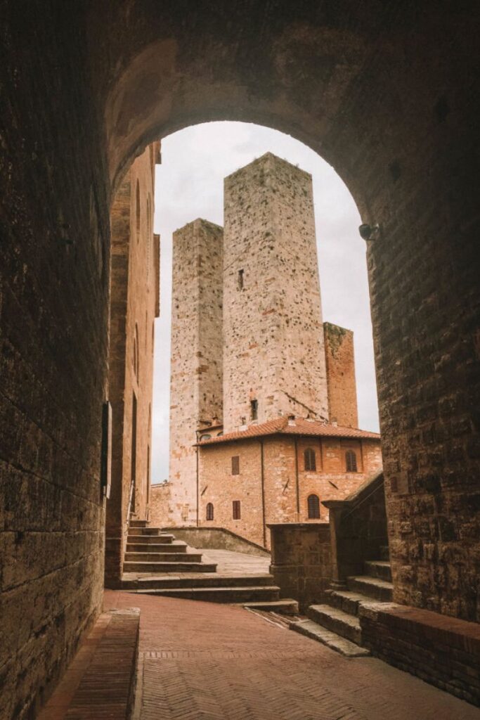 torres de san gimignano na toscana