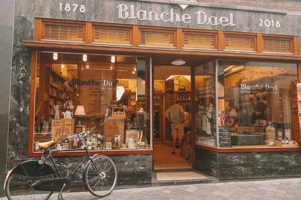Blanche Dael cafe em Maastricht, na holanda