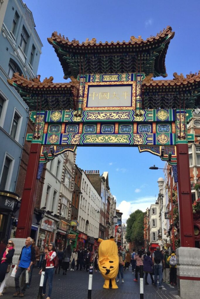 entrada da chinatown em londres