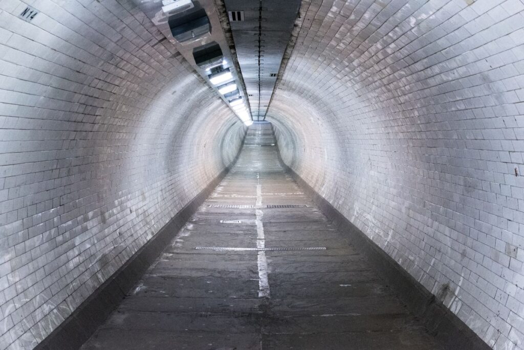 tunel subterraneo de greenwich