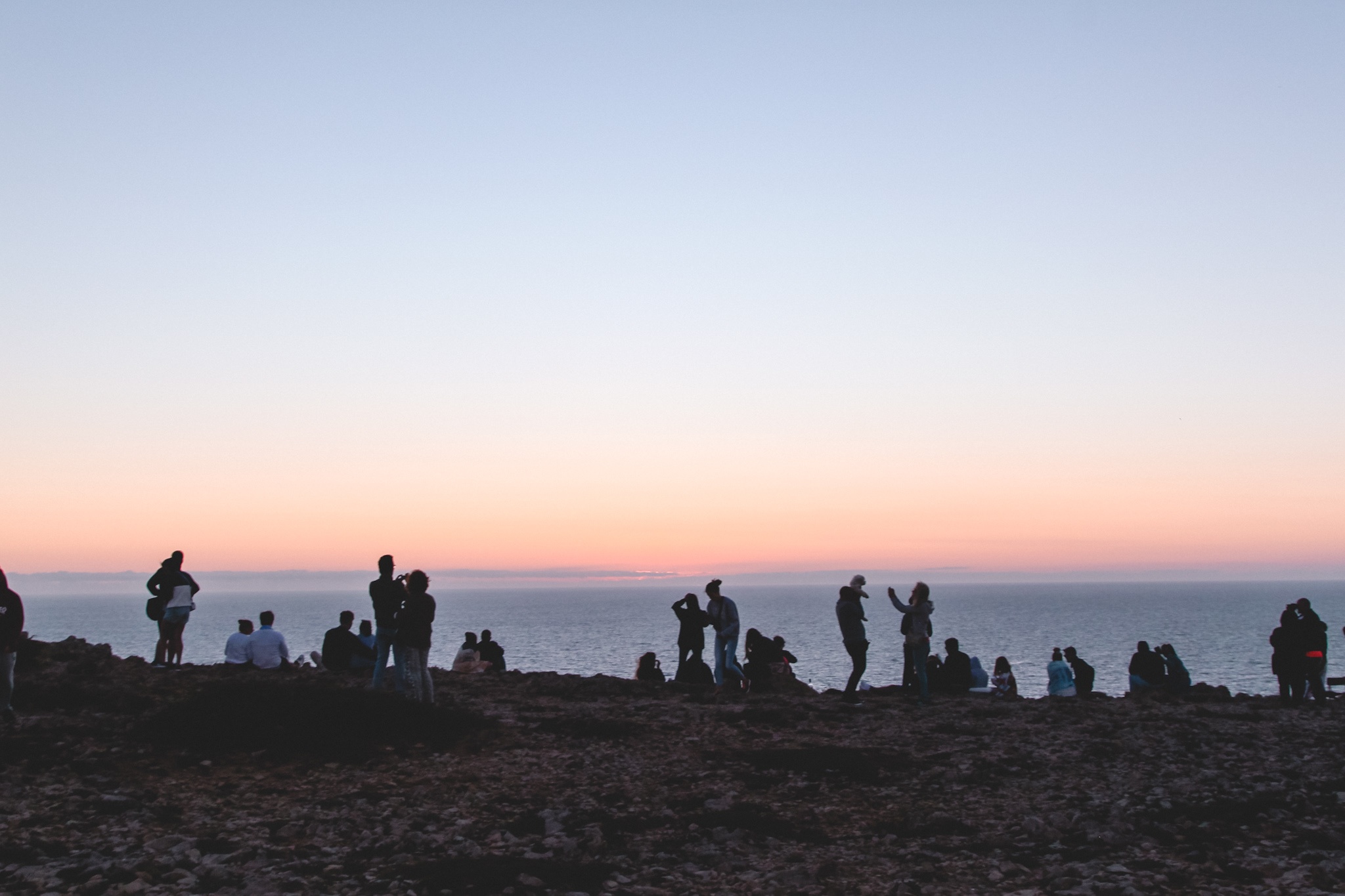 cabo sao vicente por do sol