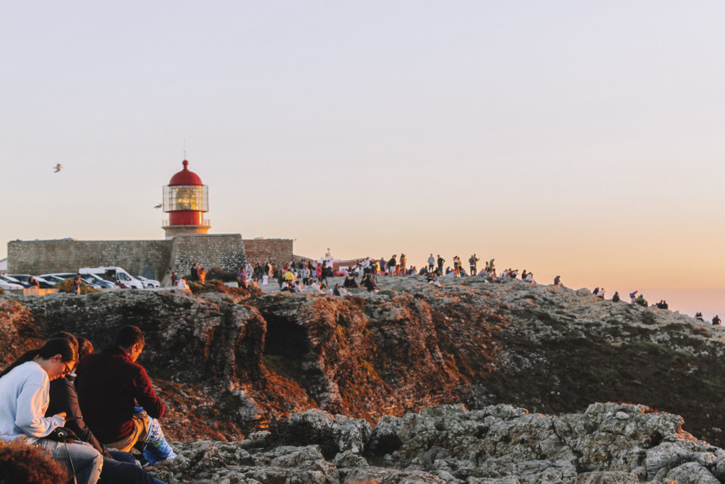 por do sol em sagres