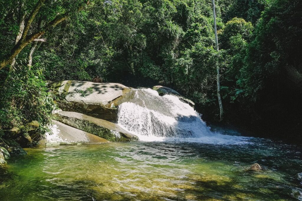 segunda queda cachoeira veu da noiva muriqui