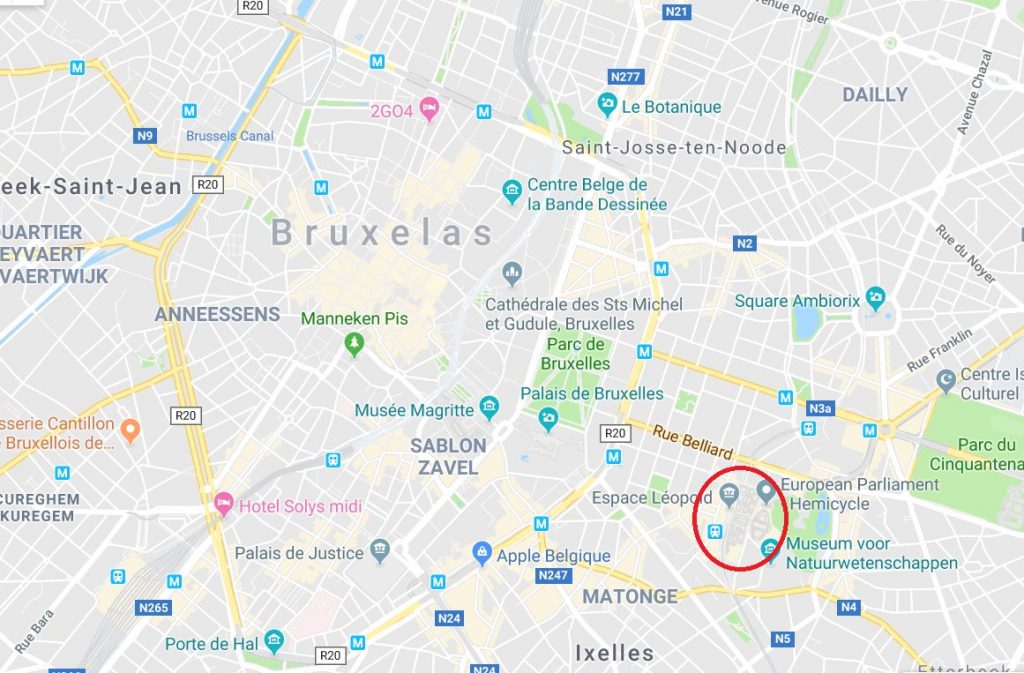 parlamento europeu mapa