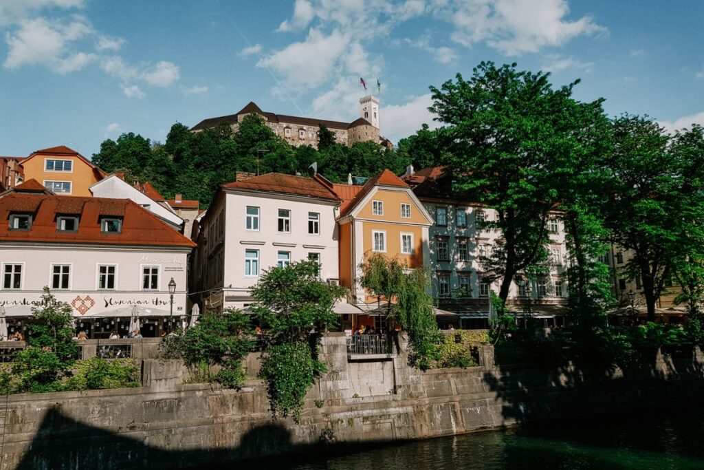 centro de ljubljana, capital da eslovenia