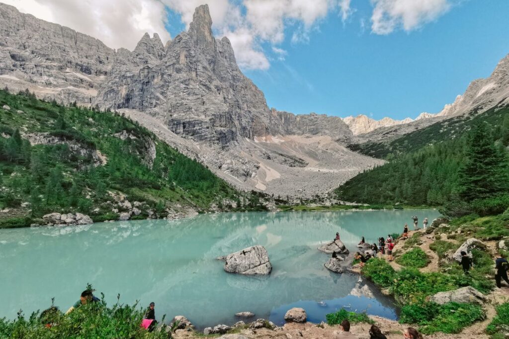 lago di sorapis na italia