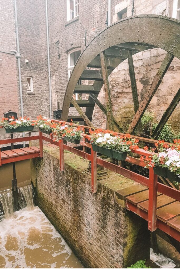 moinho Bisschopmolen em maastricht, na holanda