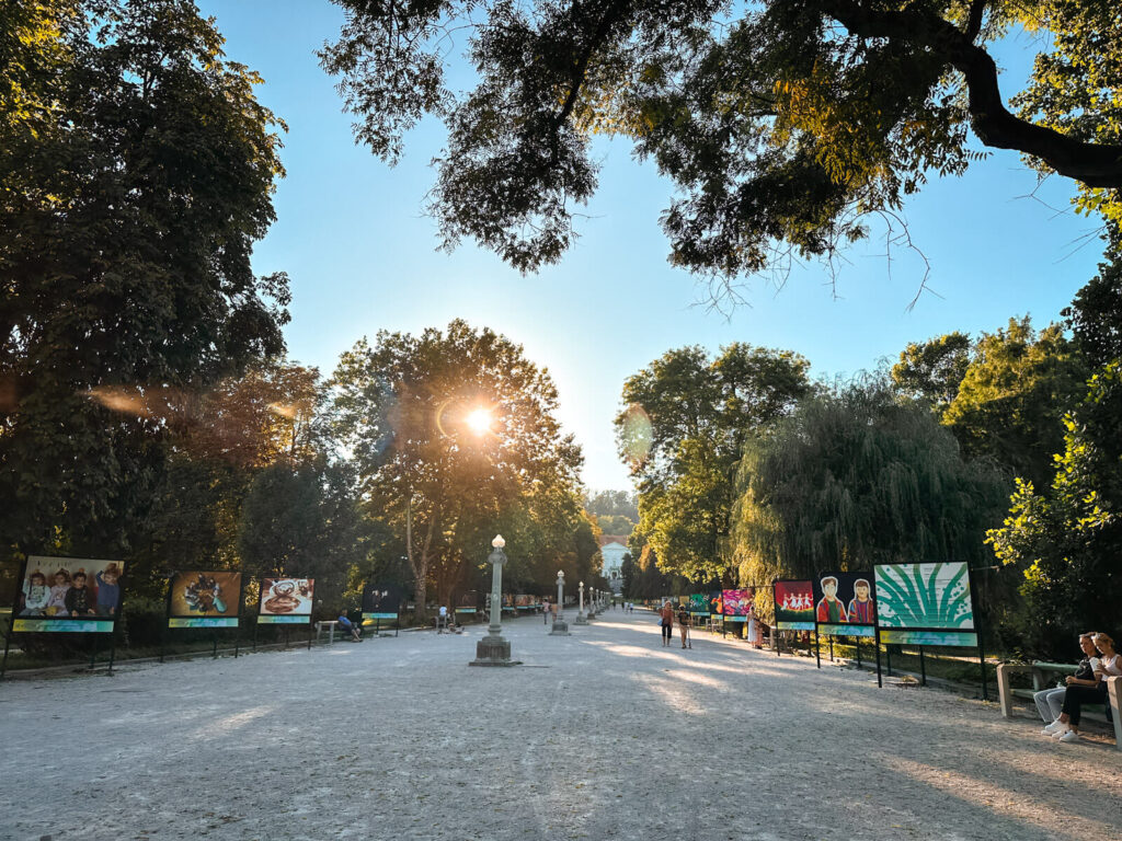 parque tivoli em ljubljana
