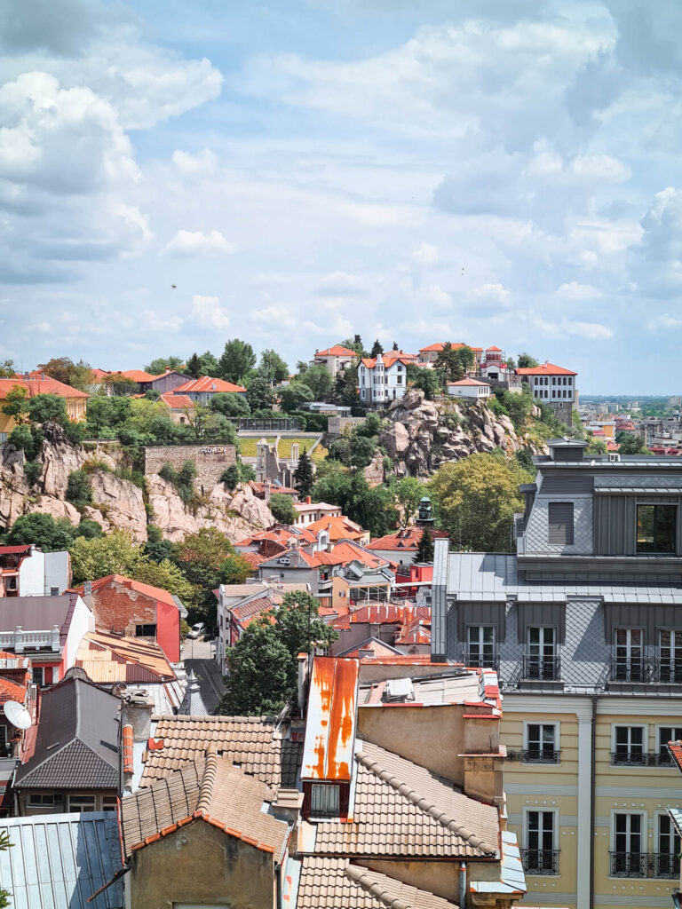 vista do centro de plovdiv