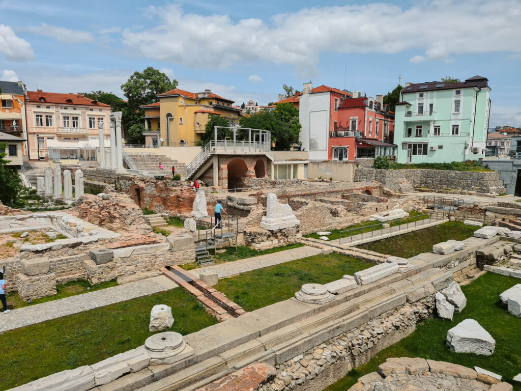 foro romano em plovdiv