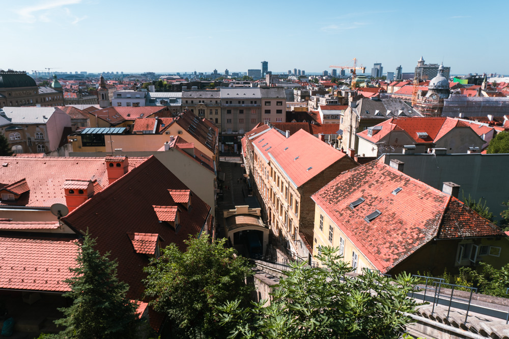 vista panoramica de zagreb