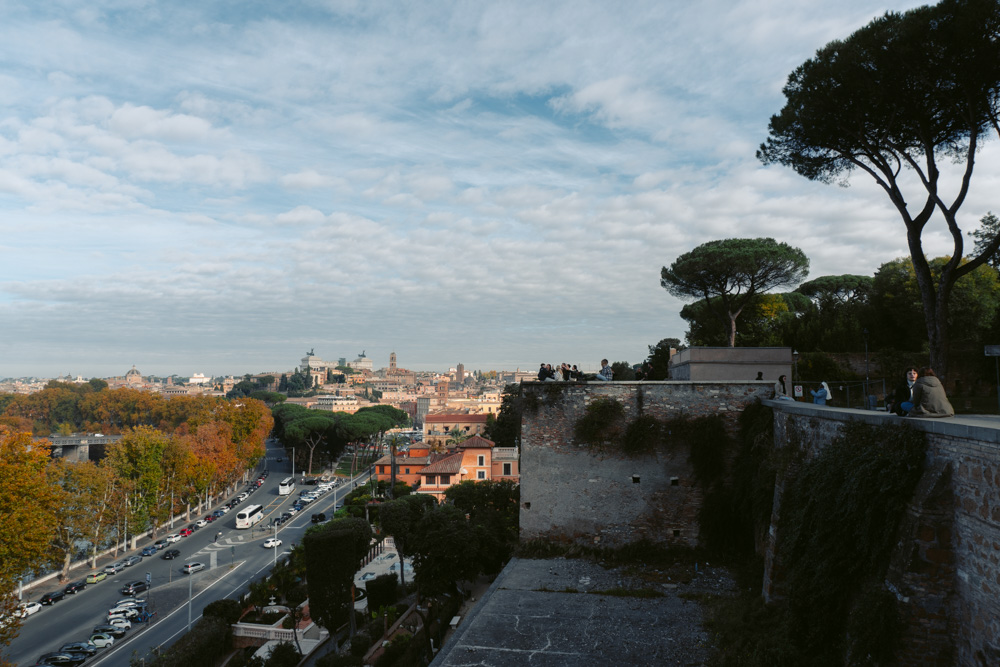 vista do belvedere aventino em roma