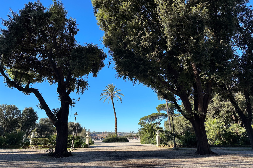 parque da villa borghese em roma