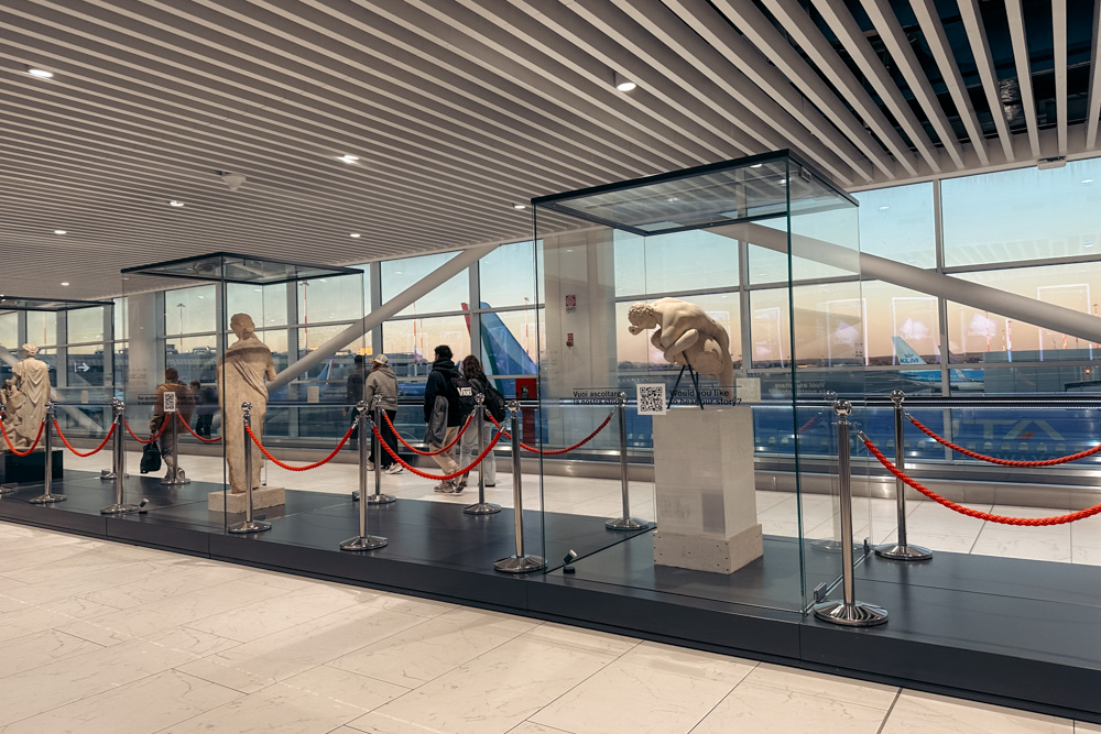 aeroporto fiumicino em roma