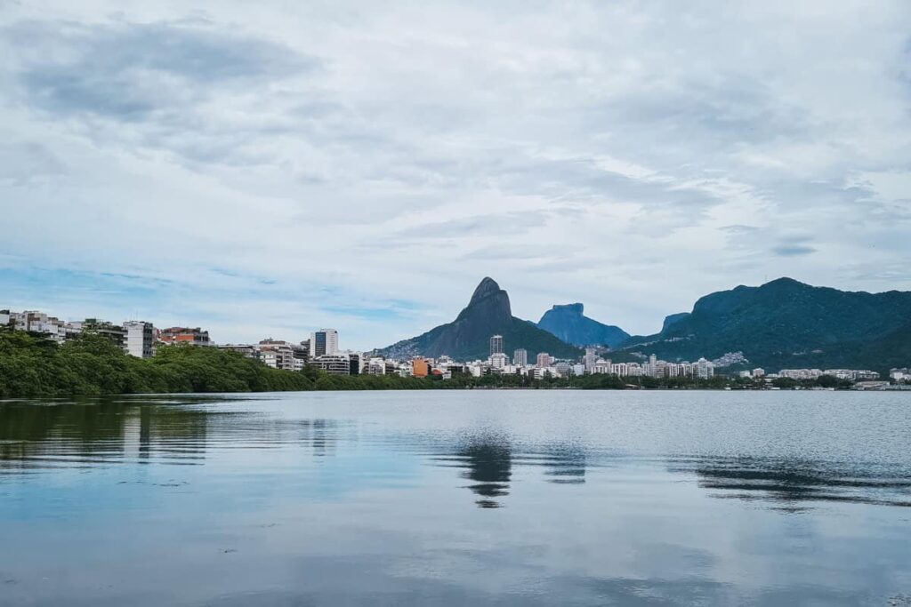 lagoa rodrigo de freitas no rio de janeiro
