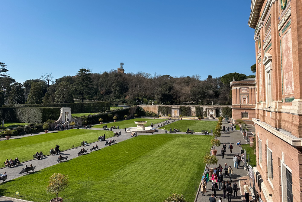 jardins do vaticano em roma