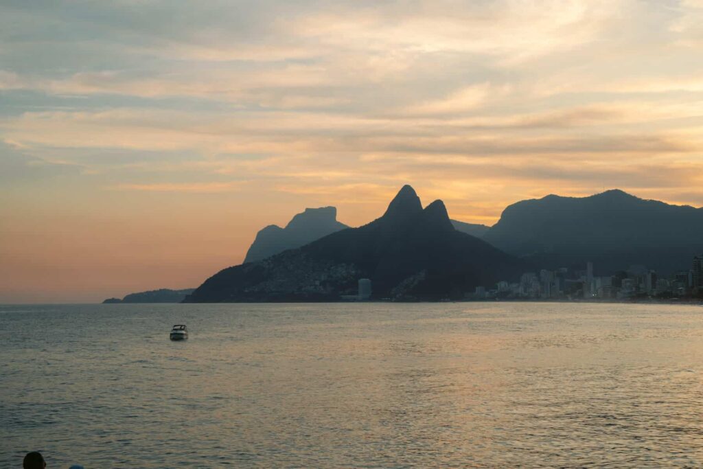 por do sol no rio de janeiro