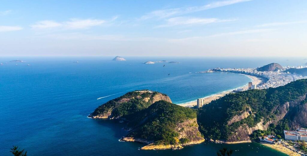 vista do topo do pao de acucar