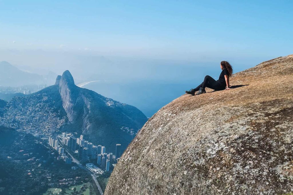 vista do topo da pedra da gavea no rio