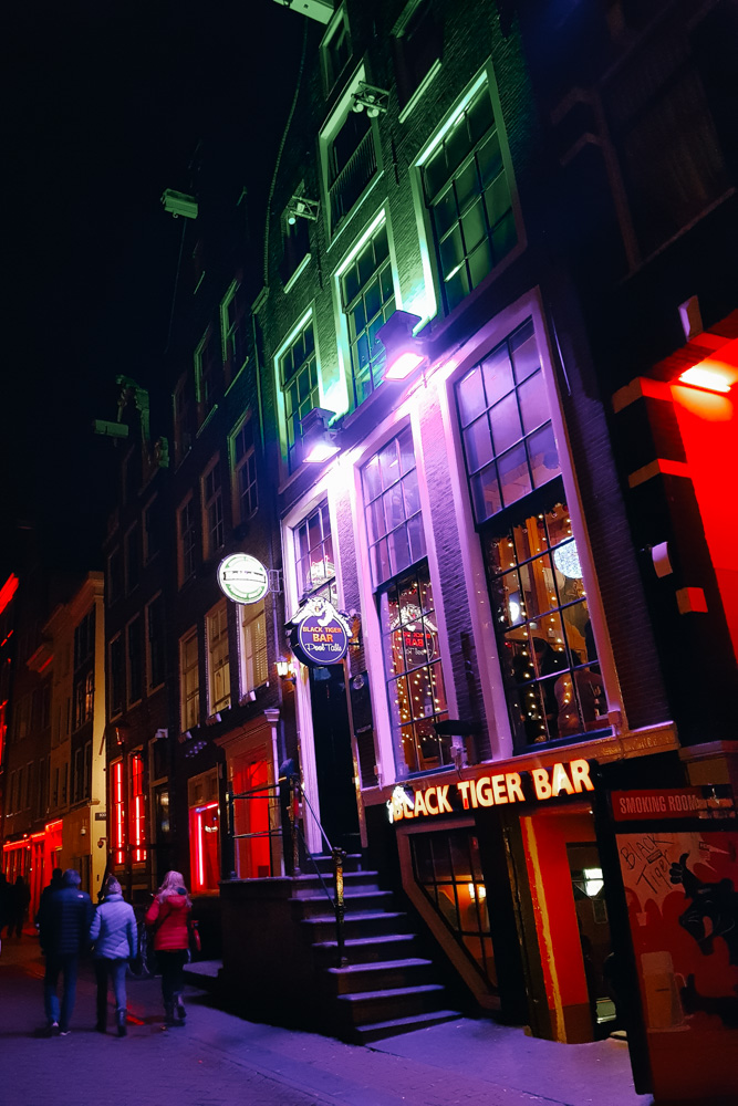 red light district em amsterdam