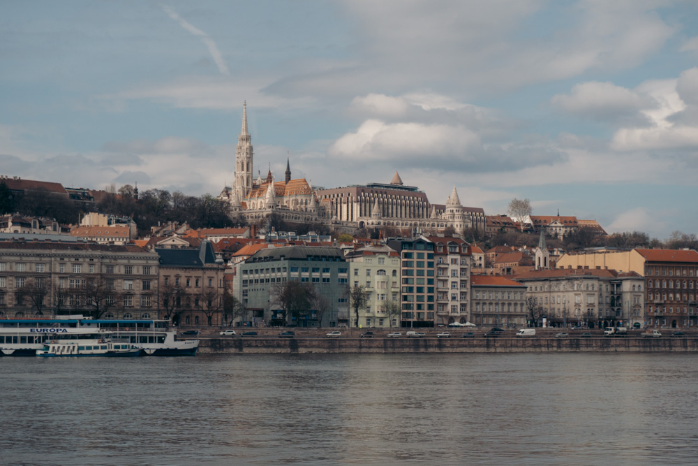 vista panoramica de budapeste na hungria