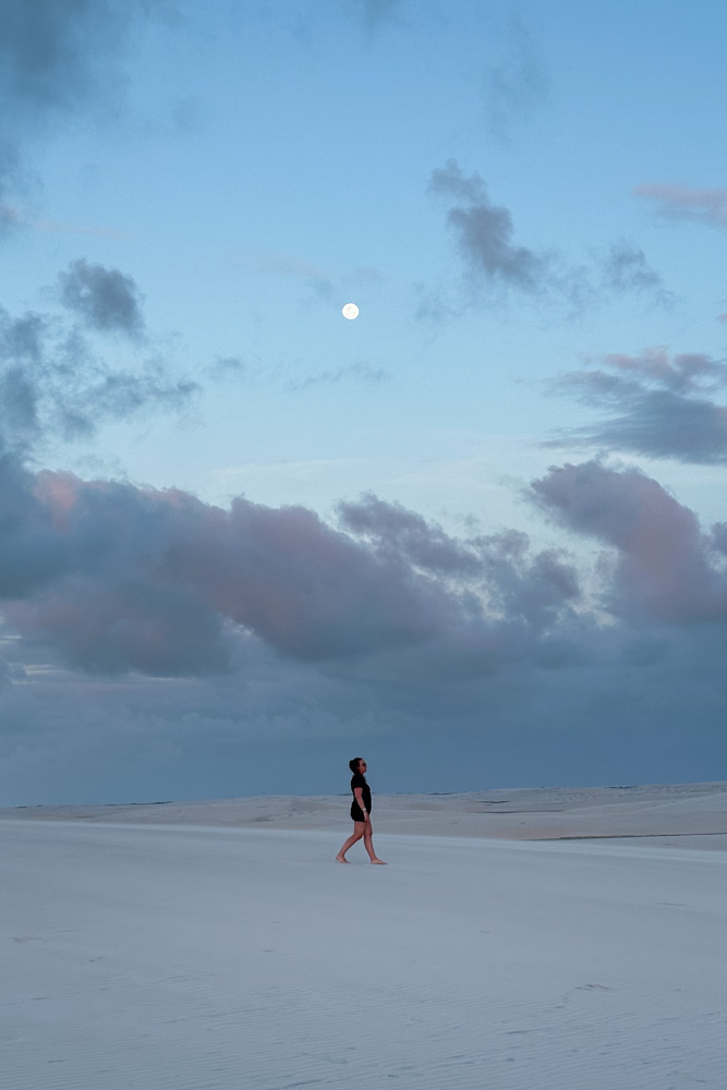lua cheia nos lencois maranhenses