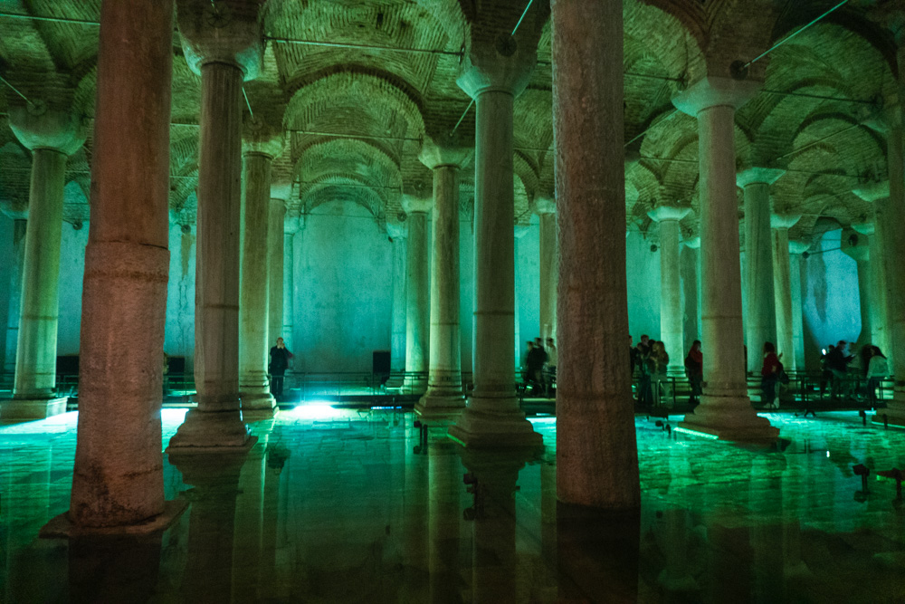 cisterna da basilica em istambul