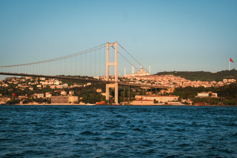 istambul capital da turquia durante o por do sol