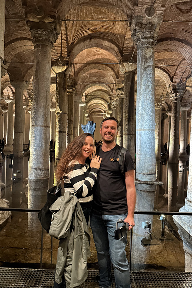 cisterna da basilica em istambul