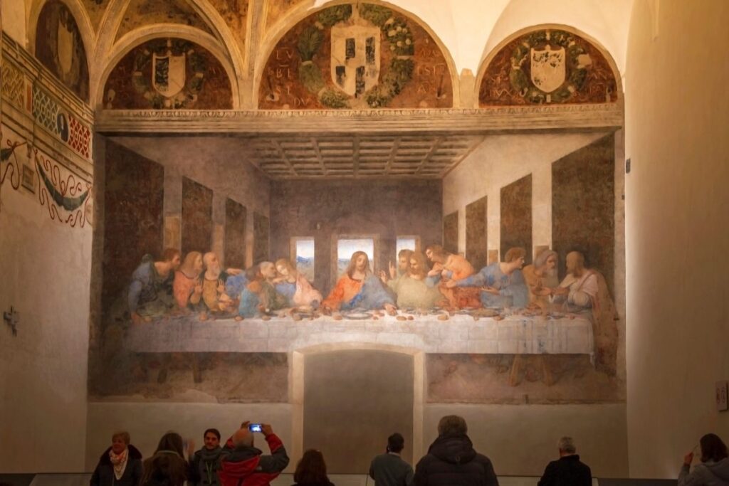 a ultima ceia de leonardo da vinci em milao
