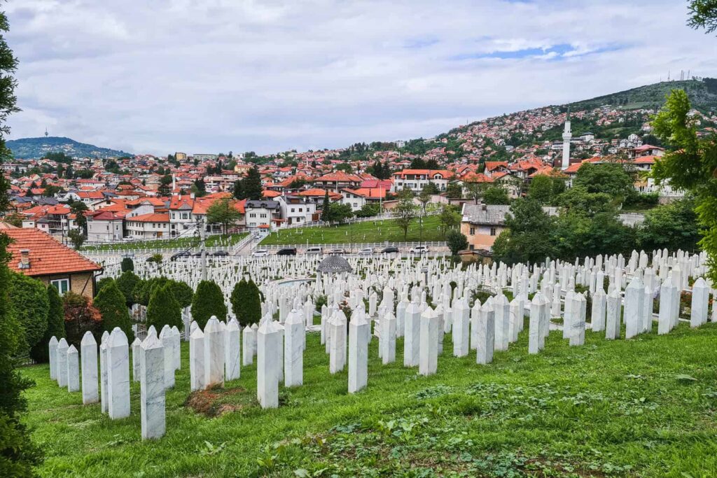Cemitério dos Mártires de Kovači em sarajevo